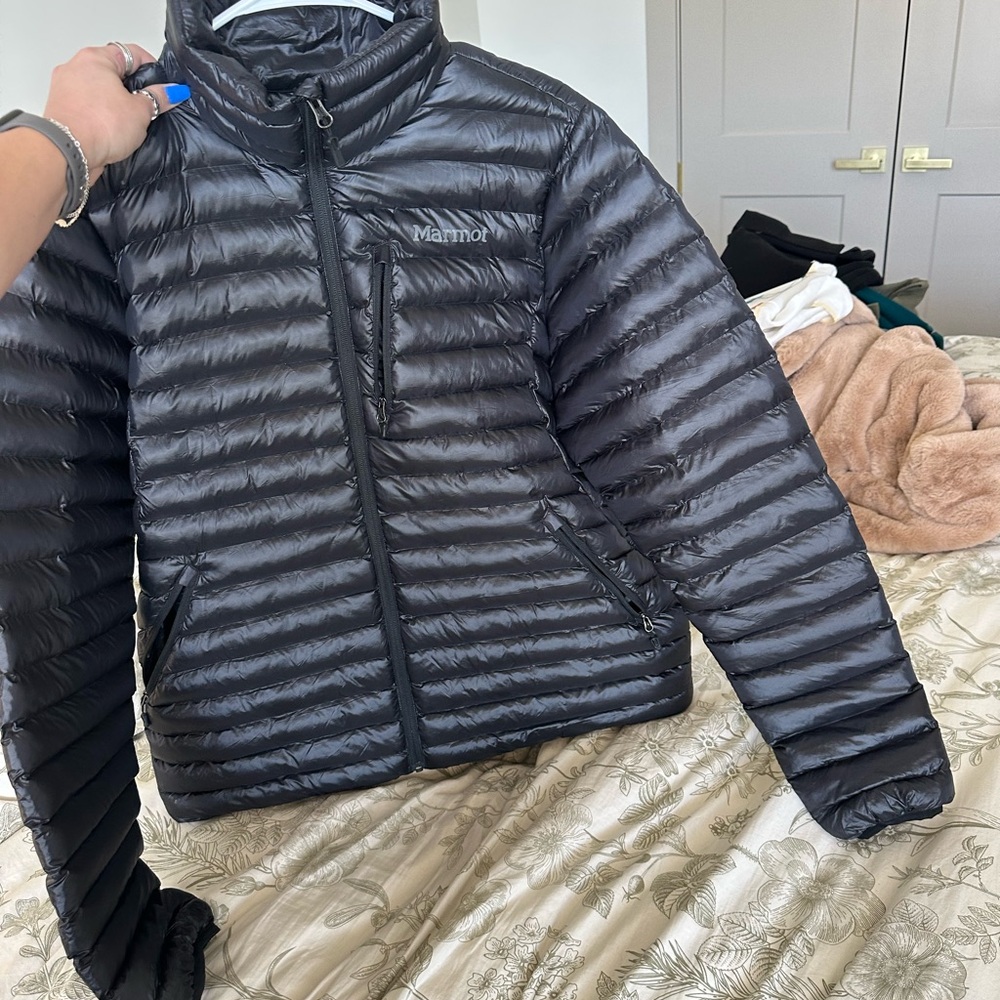 Marmot Women's Black Puffer Jacket - Picture 2 of 5